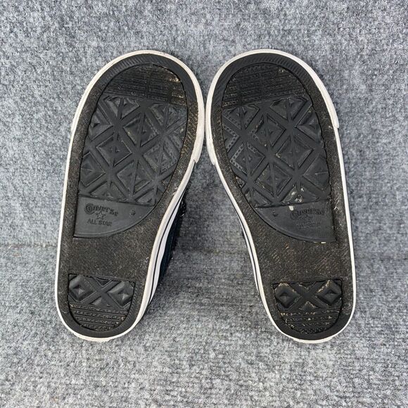 Converse Kids Black and Red Sneakers - Picture 8 of 10